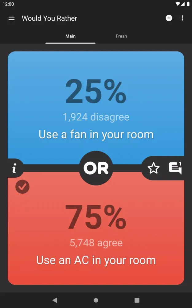 Would You Rather スクリーンショット