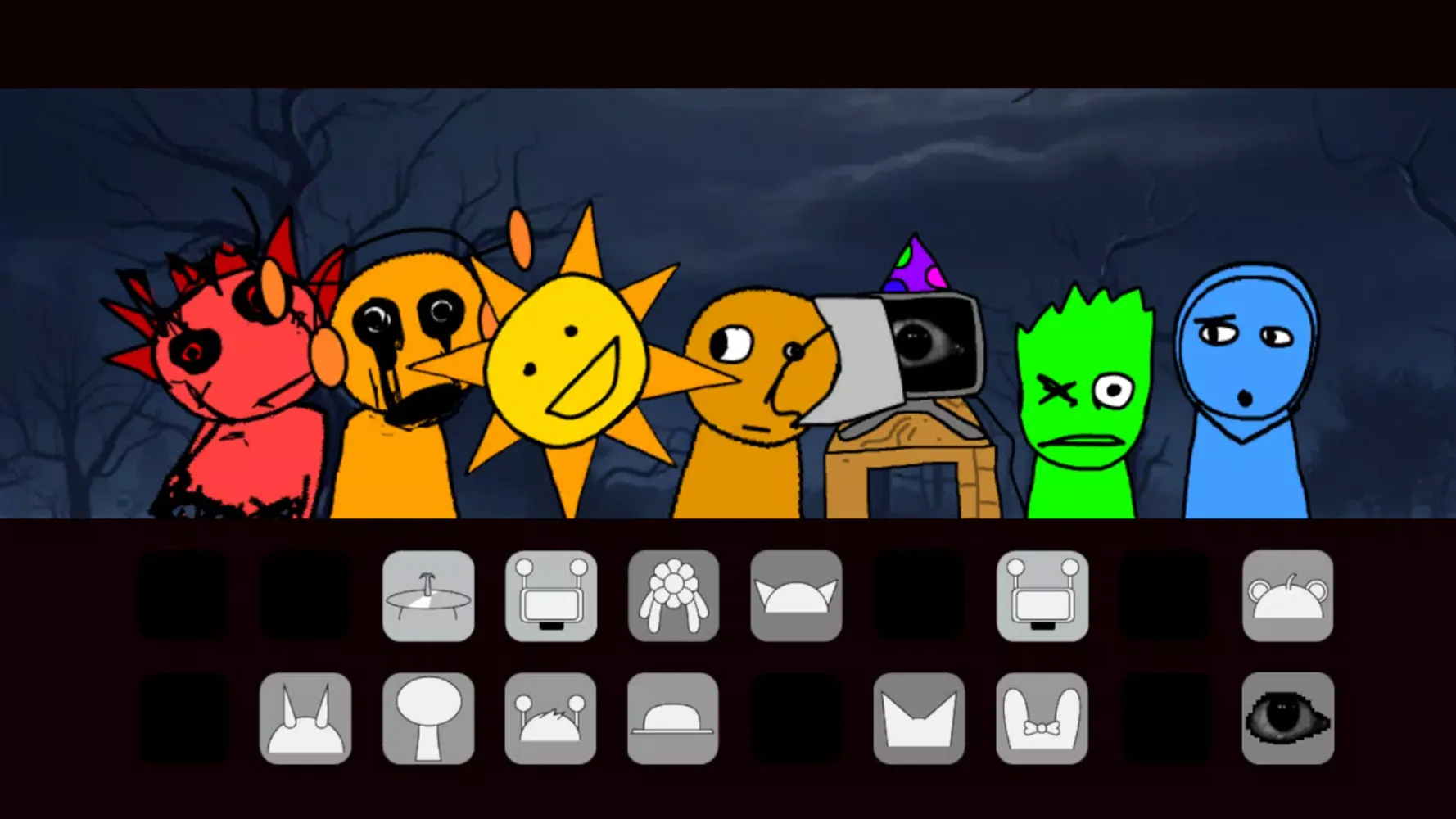 Sprunki Horror Music Game Screenshots