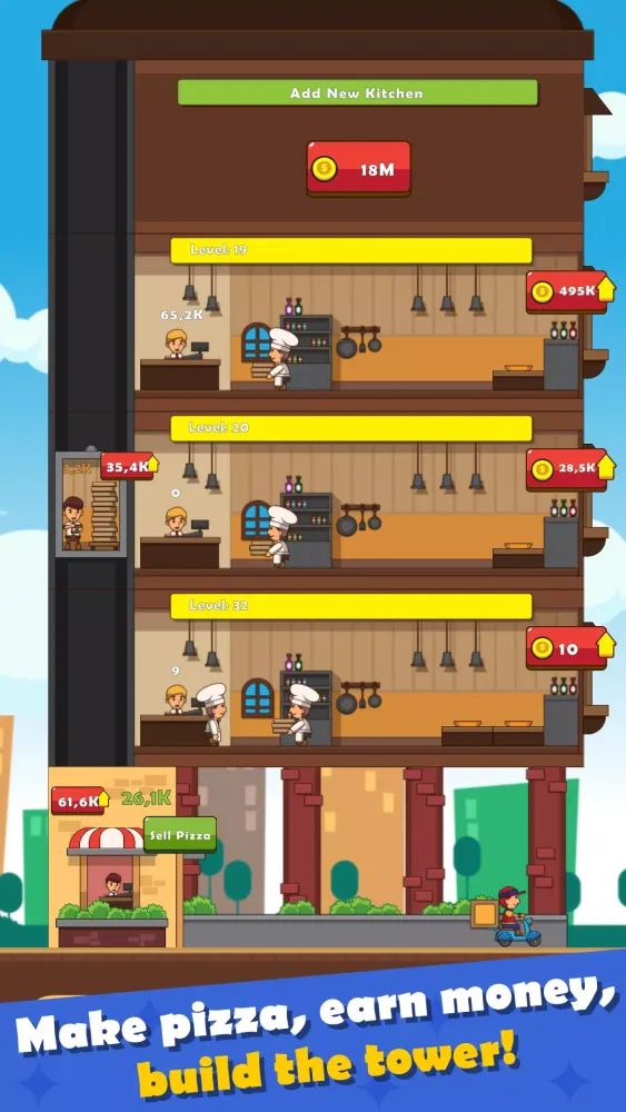 Pizza Tower: Idle Tycoon應用截圖