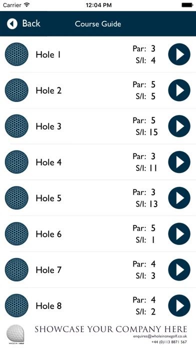 Capturas de tela do The Grange Golf Club