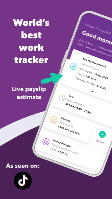Captures d'écran de WAC: Manage Time & Money