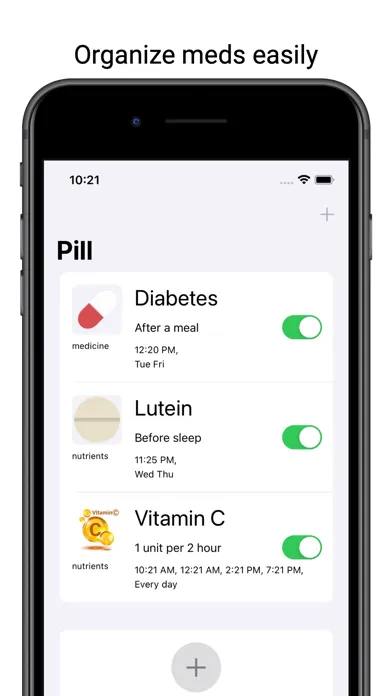 Capturas de tela do Pill Reminder: Piller