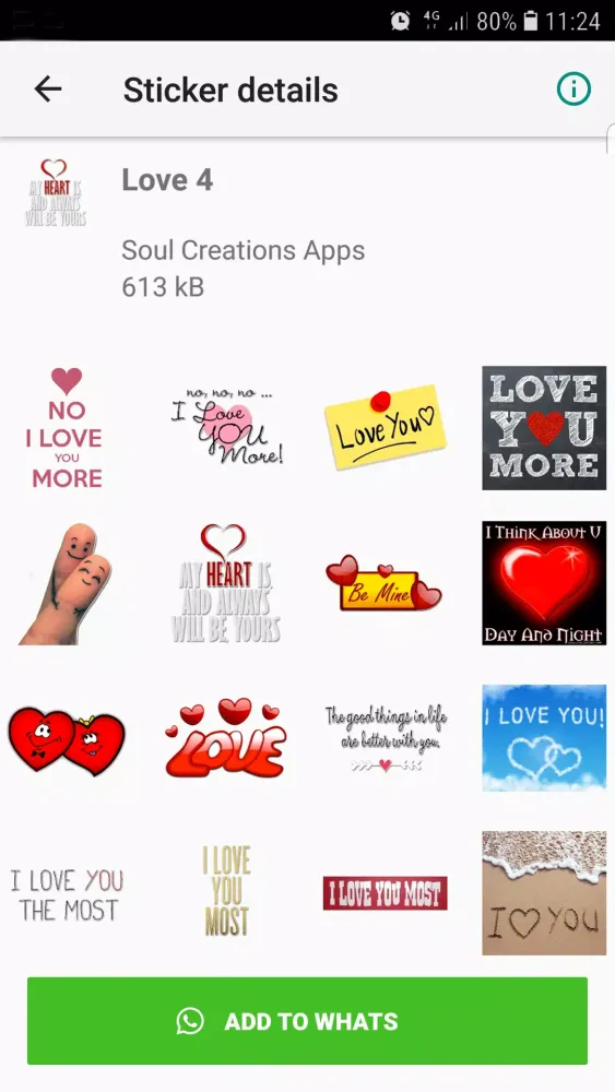 Screenshot di WASticker - Love romantic