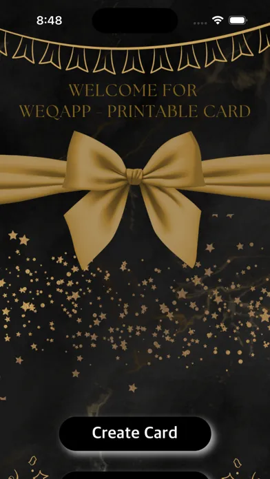 Zrzuty ekranu WEQapp - Printable Card