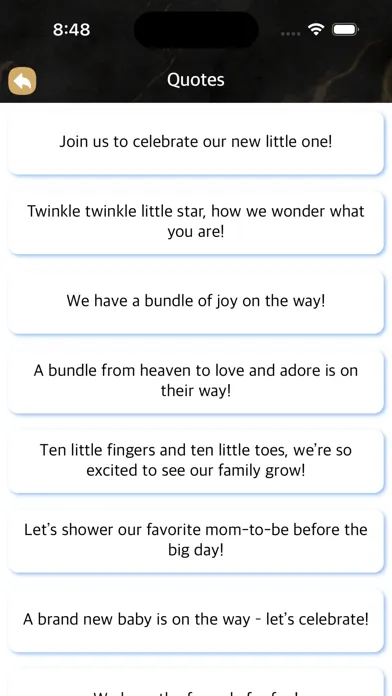 Zrzuty ekranu WEQapp - Printable Card