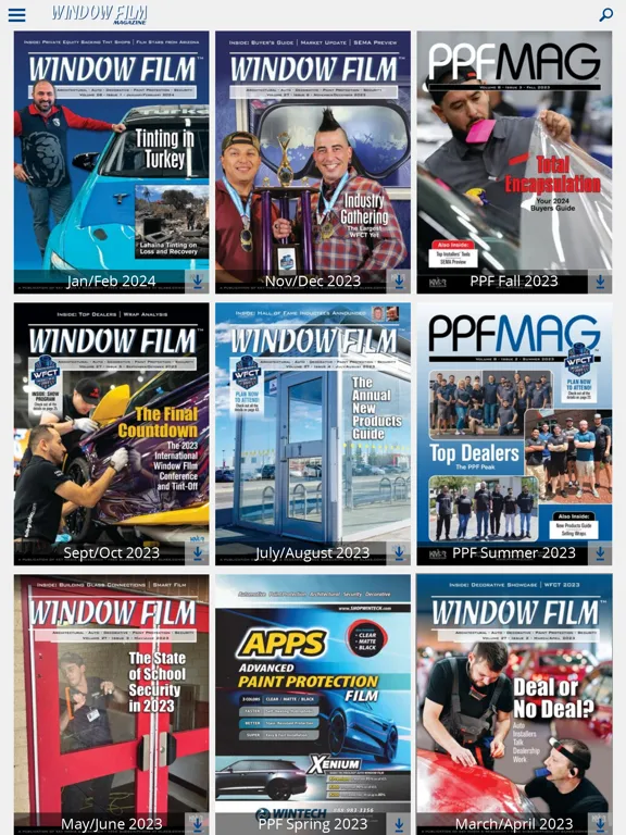 Window Film Magazine iPad 应用截图