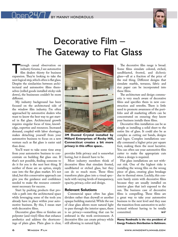 Window Film Magazine iPad  سکرین شاٹس