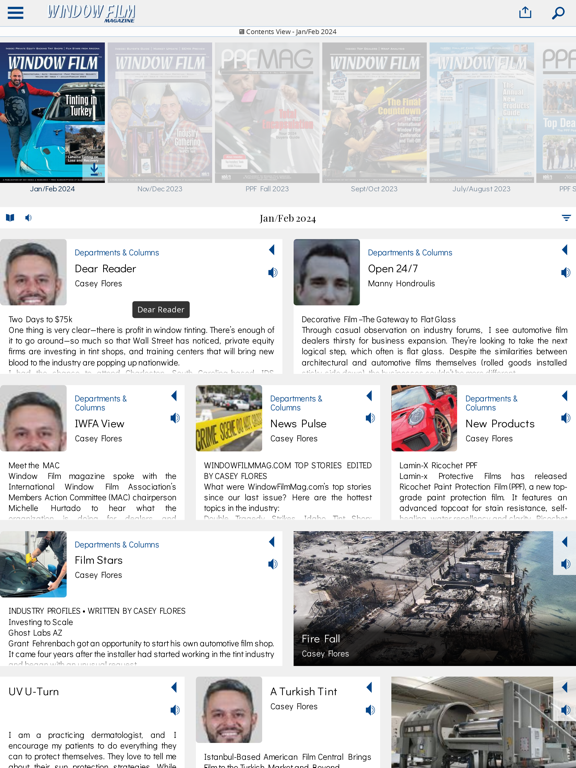 Window Film Magazine iPad  سکرین شاٹس