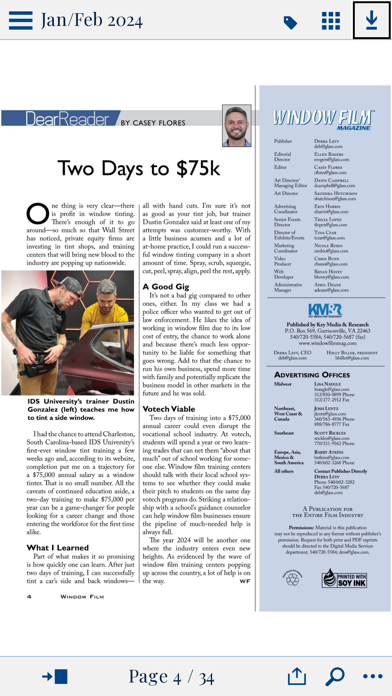 Window Film Magazine سکرین شاٹس