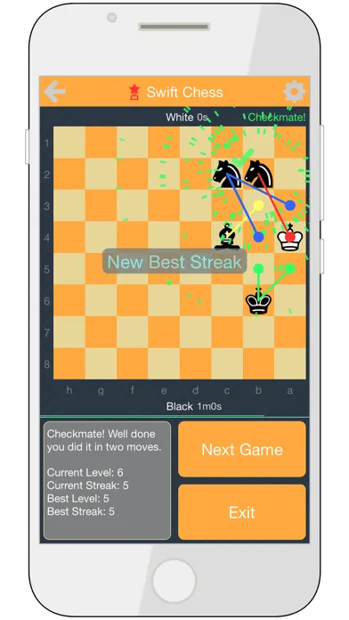 Tangkapan layar Swift Chess: Endgame Puzzles (Lite Version)