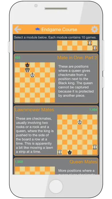 Tangkapan layar Swift Chess: Endgame Puzzles (Lite Version)