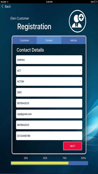 iGen Customer Registration应用截图