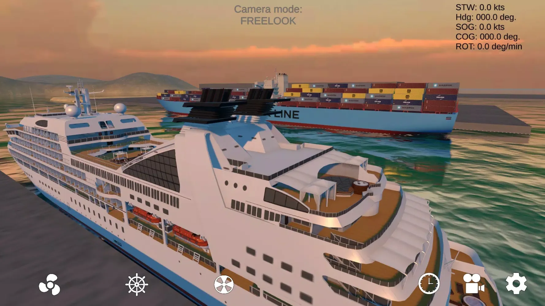 Ship Maneuvering Simulator Screenshots