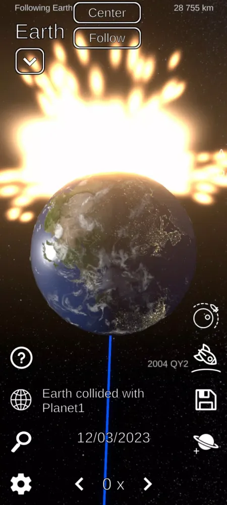 Solar System Simulator سکرین شاٹس
