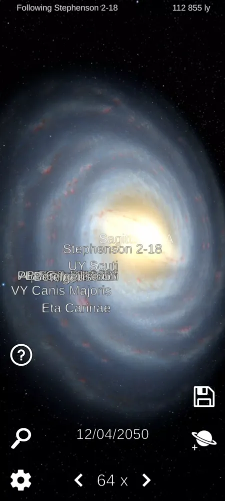 Solar System Simulator سکرین شاٹس
