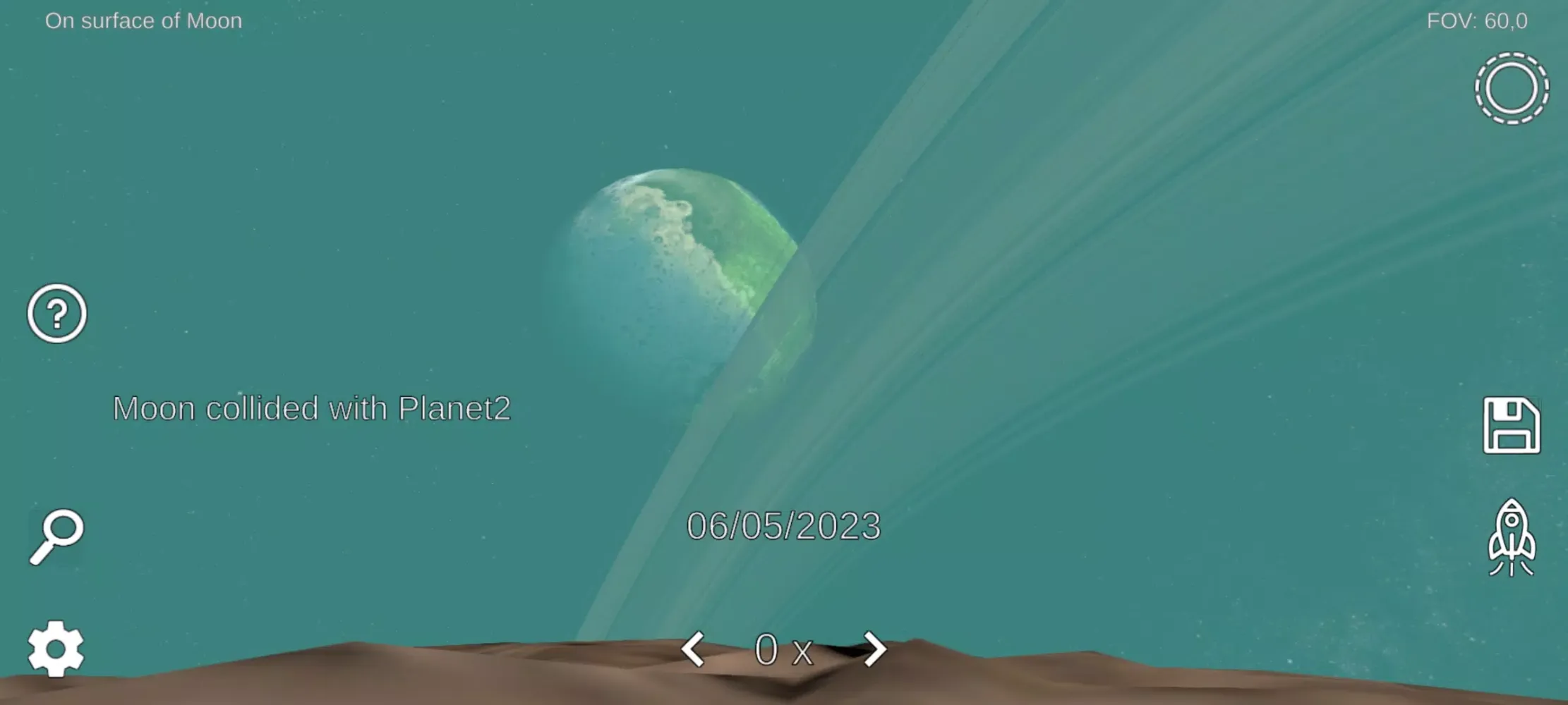 Solar System Simulator سکرین شاٹس