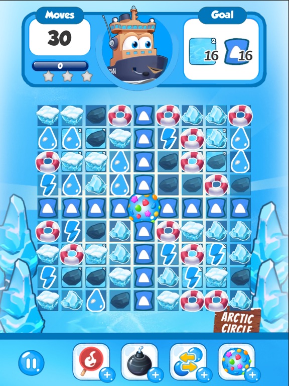 Icebreaker Snow MATCH iPad  Screenshots