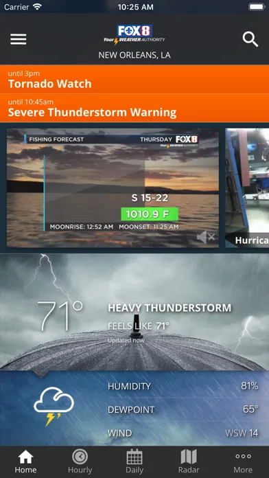 FOX 8 Weather Screenshots
