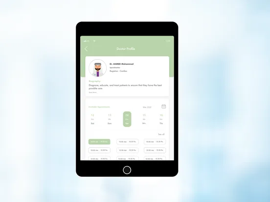 Wad Clinic KSA iPad  سکرین شاٹس