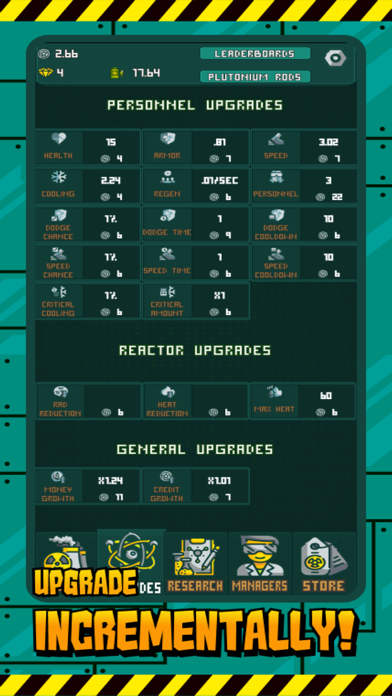 Critical - Incremental Reactor スクリーンショット