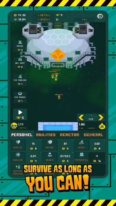 Tangkapan skrin Critical - Incremental Reactor