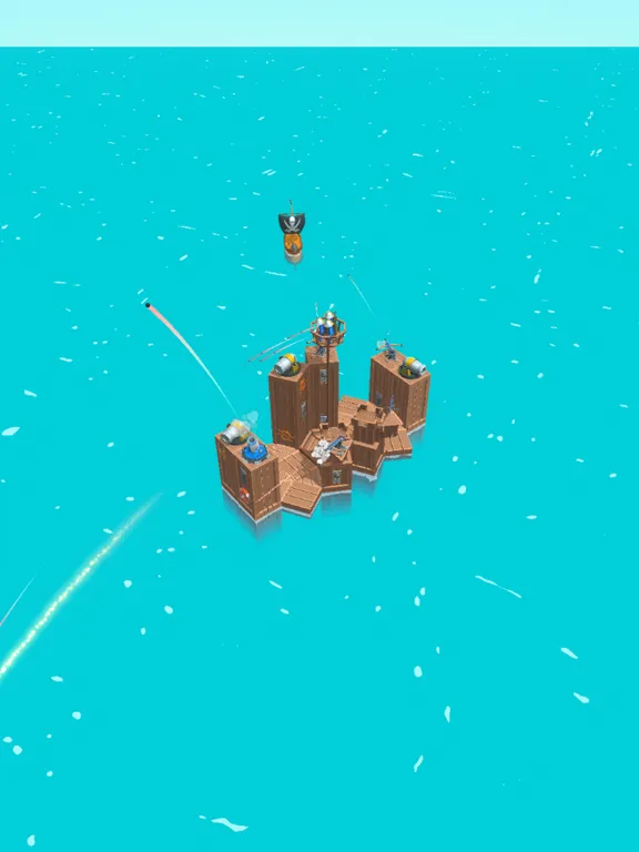 Ảnh chụp màn hình của Raft Pirate iPad 