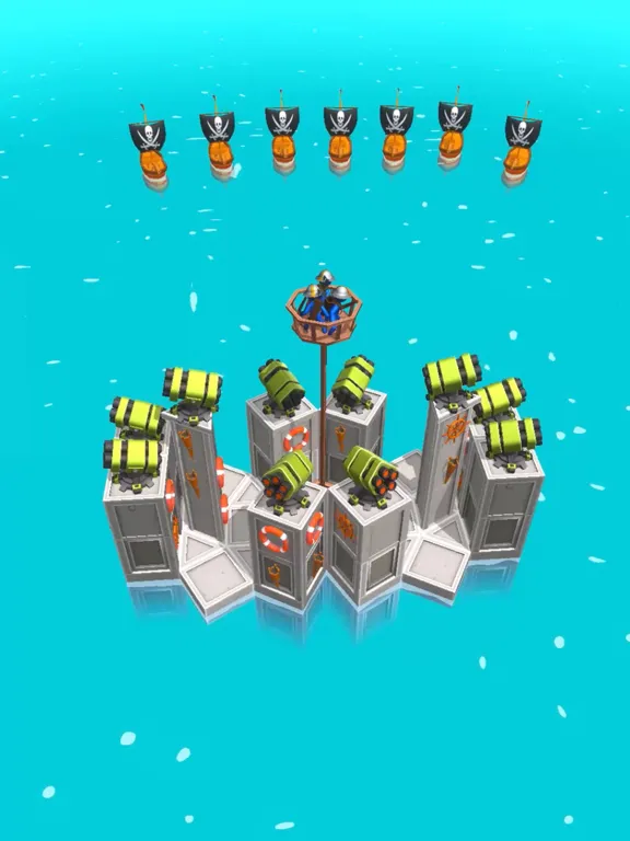 Ảnh chụp màn hình của Raft Pirate iPad 