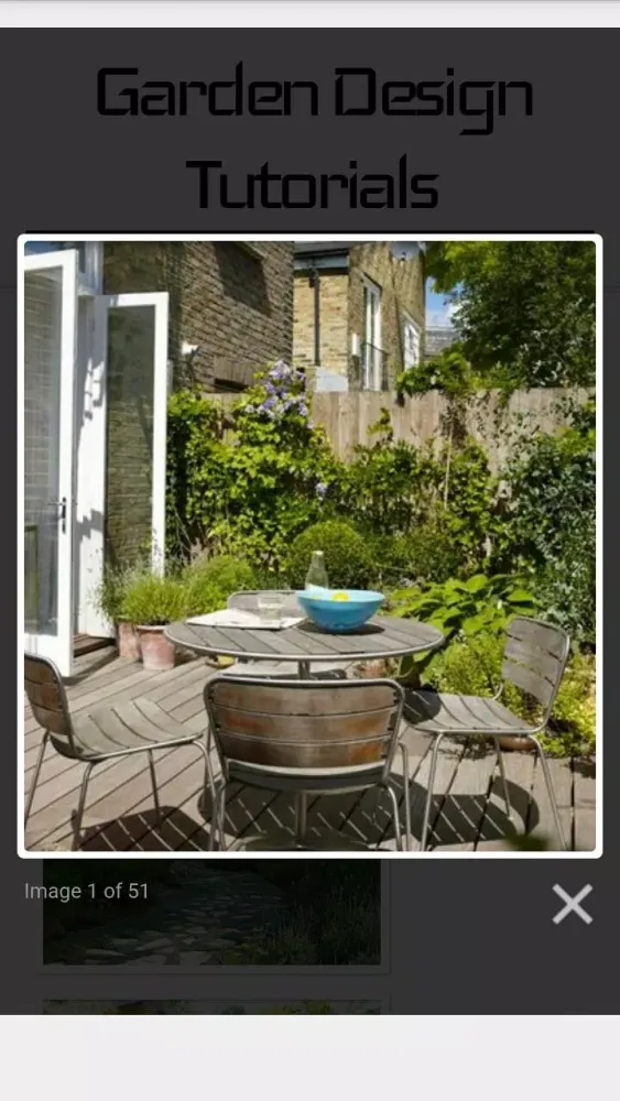 Capturas de pantalla de Garden Design Tutorials
