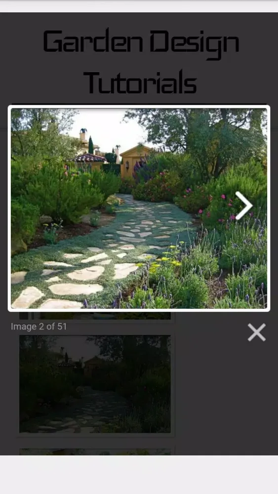 Capturas de pantalla de Garden Design Tutorials