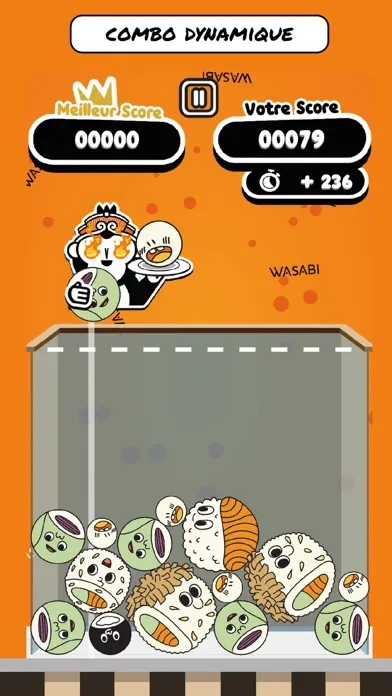 Captures d'écran de Wasabi : Croc Sushi