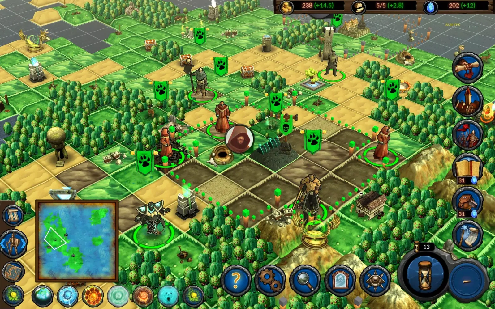 Captures d'écran de Planar Conquest