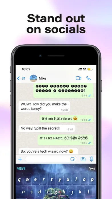 تصاویر Fonts AI Keyboard - LED themes