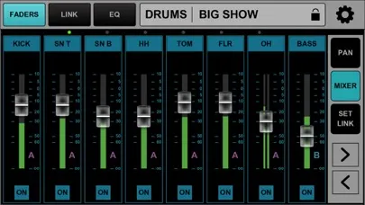 MyMon Personal Monitor Mixer Screenshots