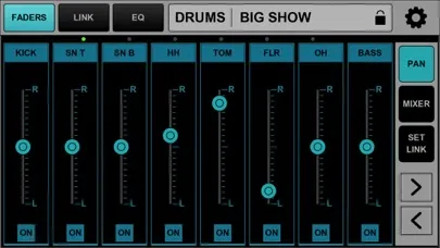 MyMon Personal Monitor Mixer Screenshots