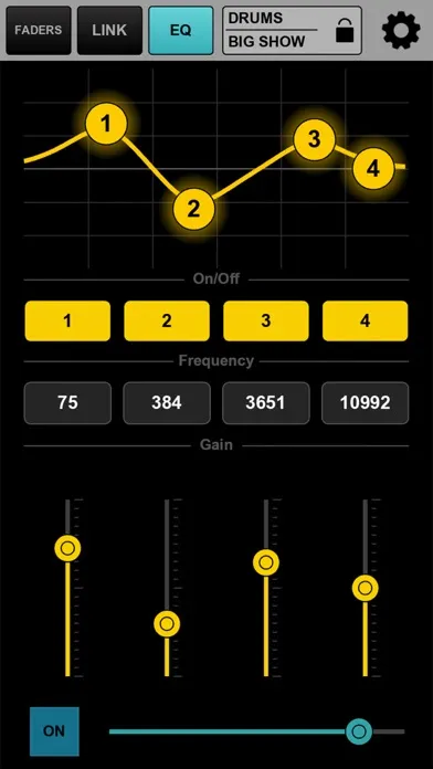 MyMon Personal Monitor Mixer Screenshots