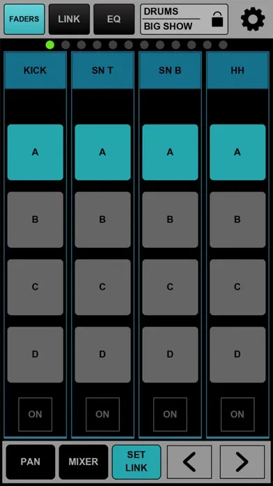 MyMon Personal Monitor Mixer Screenshots