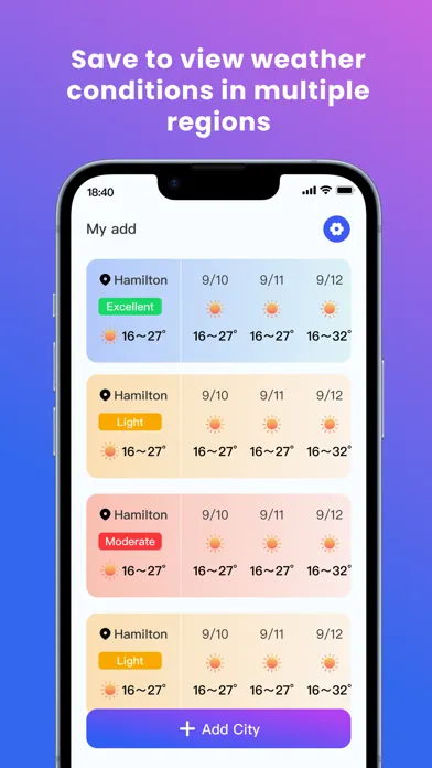 تصاویر Wow Sky - Weather Guide