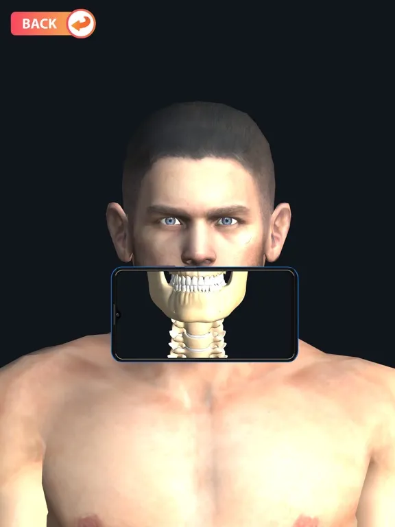 Tangkapan skrin X-ray Body Scanner Game iPad 