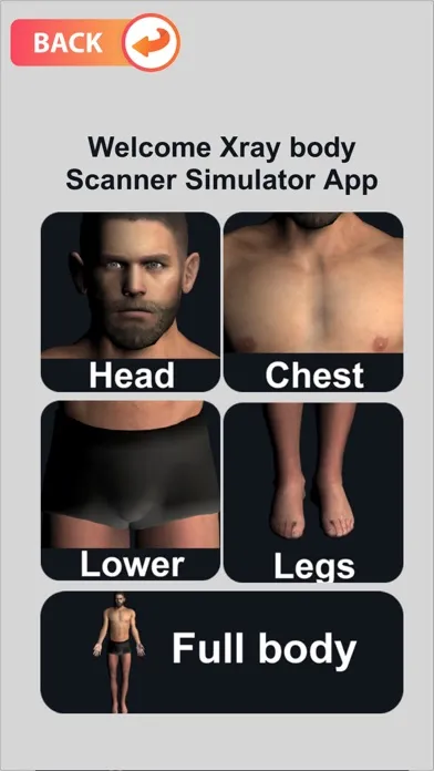 Tangkapan skrin X-ray Body Scanner Game