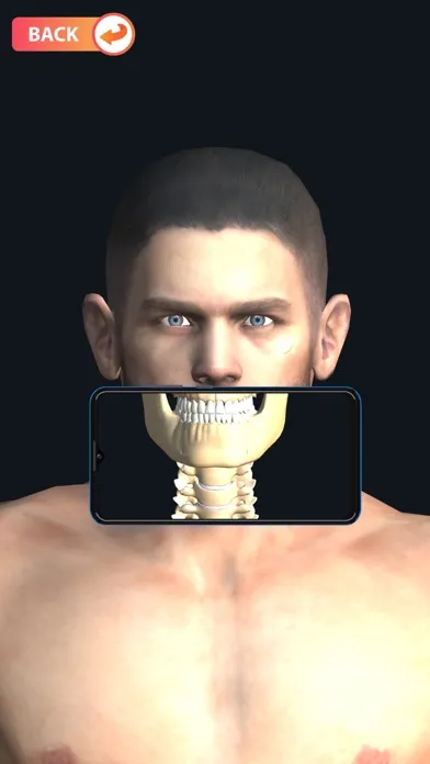 Tangkapan skrin X-ray Body Scanner Game