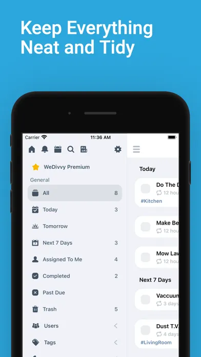 ภาพหน้าจอของ WeDivvy - Home Organizer