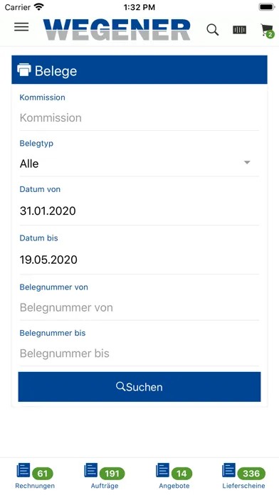 WEGENER ProApp Ekran Görüntüleri