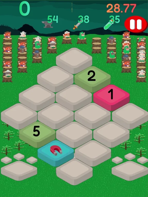 Forest Frenzy tile smash game iPad  سکرین شاٹس