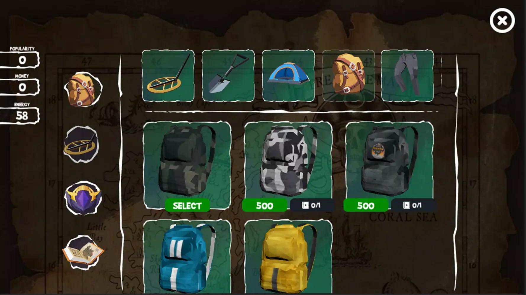 Tangkapan skrin Gold Hunter Adventures