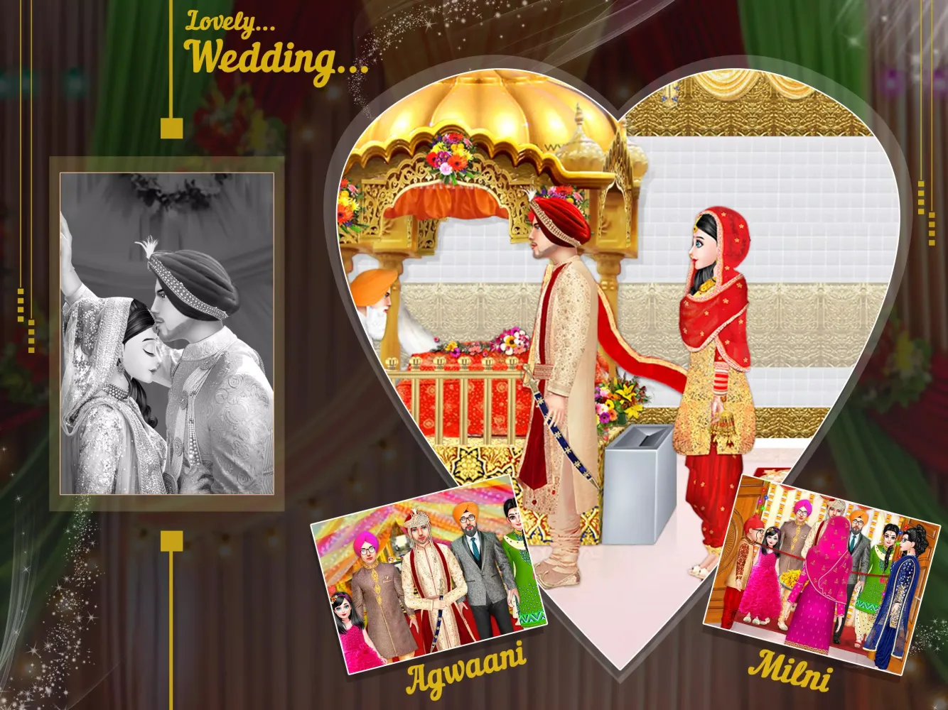 Punjabi Wedding-Indian Girl Ar Ekran Görüntüleri