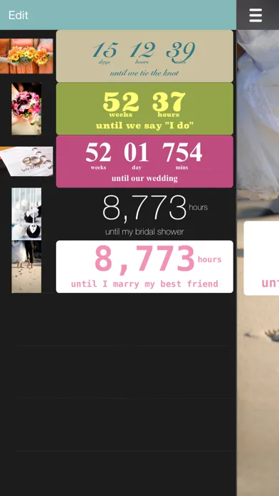 Capturas de pantalla de Wedding Countdown