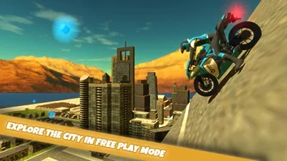 Motorbike Dubai City Driving Simultor 3D 2015 : Expensive motorbikes street racing by rich driver スクリーンショット