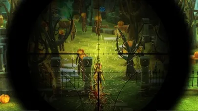 تصاویر Halloween Carved Pumpkin Zombie Sniper 3D!
