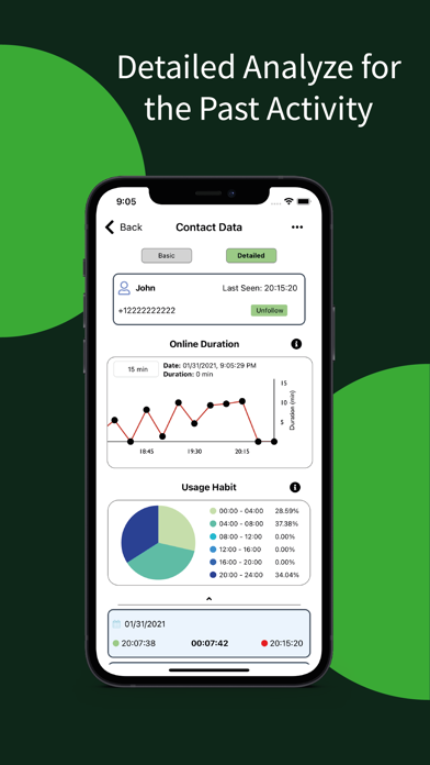 Captures d'écran de WhatStat Online&Offline Status