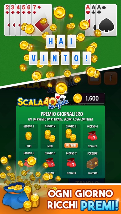 Capturas de pantalla de Scala 40: la sfida!